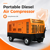 Compresseur d'air diesel remorquable pour utilisation en extérieur