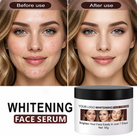 Crème éclaircissante au carotène personnalisable OEM, crème hydratante organique pour le visage, correcteur de taches brunes, soin naturel