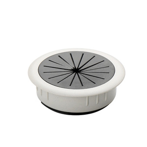 Round Cable Management Cover 60mm ABS Dustproof Wire Organizer for <b>Desk</b> Office Furniture Cabinet Hole Protection - Product Image 2