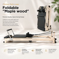Reformer Pilates Commercial Pliable pour Studio de Fitness – Logo et Taille Personnalisables