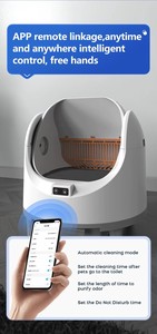 Large Smart Automatic Self Cleaning <strong>Cat</strong> Litter Box Electric Open Toilet App WiFi Control Big Size for <strong>Maine</strong> <strong>Coon</strong> Multi <strong>Cats</strong> - Product Image 5