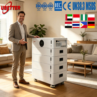 Paket Baterai Lithium LiFePO4 Kenya Poland 51.2V/48V 10-30kWh Sistem Baterai Dinding Rumah DIY All-in-One Inverter On Grid