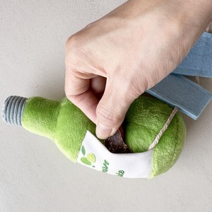 Jouet en peluche pour chien, bouteille de vin sonore, compagnon interactif, résistant aux morsures, pour cacher la nourriture, jouet pour animaux de compagnie - Product Image 3