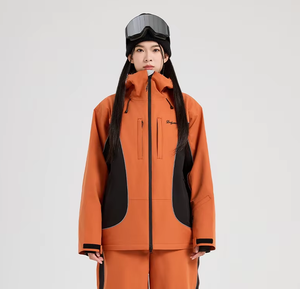 Unisex abbigliamento <span class=keywords><strong>da</strong></span> sci <span class=keywords><strong>da</strong></span> esterno giacca a vento impermeabile calda con chiusura a cerniera Top abbigliamento <span class=keywords><strong>da</strong></span> <span class=keywords><strong>neve</strong></span> giacca firmata - Product Image 4
