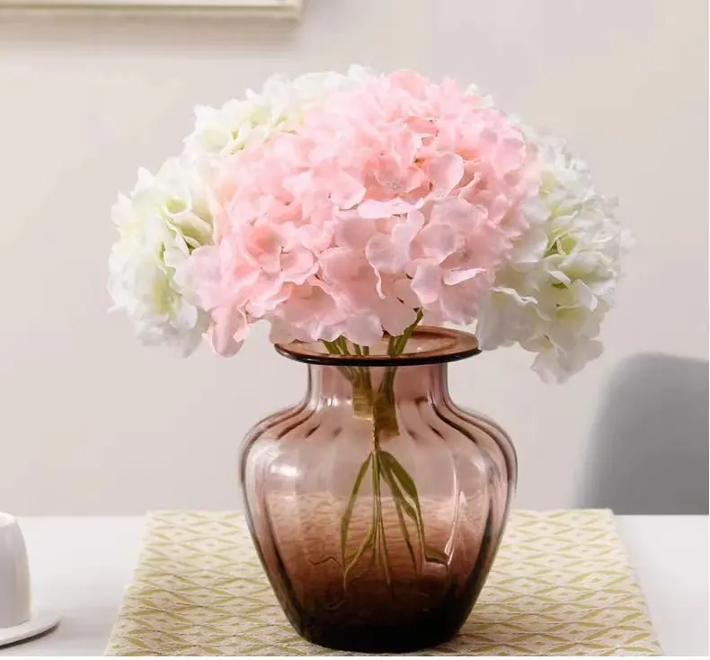 Wholesale 27 petal artificial flower heads for wedding center decoration DIY home decoration
