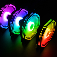 Cooler Master Mf140 Halo Argb 14cm Rgb 5v/3pin ordinateur boîtier silencieux Pwm ventilateur Pc Cpu refroidissement à eau 140mm remplace les ventilateurs