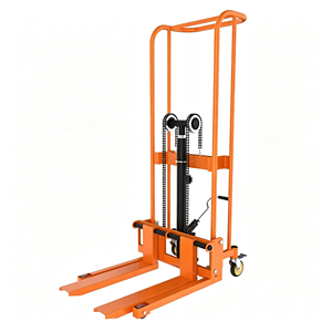 Gerbeur manuel hydraulique compact 1 tonne 2 tonnes, chariot élévateur à palettes réglable pour entrepôt, kit professionnel neuf et populaire - Product Image 1
