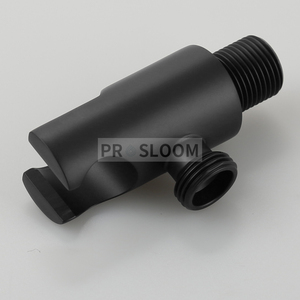 1/<span class=keywords><strong>2</strong></span> "oder <span class=keywords><strong>3</strong></span>/8" Schwarz winkel ventil Messing Wasser auslass Dusch halterung Halter Wasserhahn Bidet Toiletten aufsatz - Product Image 2