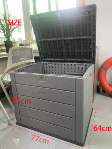 <span class=keywords><strong>Coffre</strong></span> de rangement extérieur tout-terrain en HDPE de 60 gallons, étanche, pour la sécurité des outils - Product Image 4
