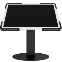 Support de tablette universel pour ordinateur de bureau en métal, support POS pour iPad de 10 à 13 pouces, avec rotation à 90 degrés, inclinaison à 150 degrés, montage VESA, pliable
