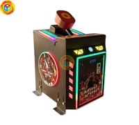 Mini borne d'arcade de boxe King, faible consommation, cabinet métallique, machine de test de force de frappe pour les salles de jeux branchées