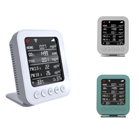 Moniteur de qualité de l'air PT05 Capteur HCHO/TVOC/PM2.5/Co2 Détecteur de gaz avec module Lora Système de thermostat à solution d'air LOT pour HVAC