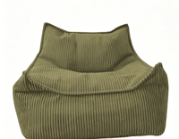 Fauteuil inclinable simple extra-large en velours côtelé compressible, style tatami, pour salon, canapé paresseux pour enfants