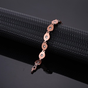Fashionable Pure <b>Copper</b> Magnetic <b>Bracelet</b> Customizable Gemstone-Inlaid <b>Bracelet</b> Arthritis Pain Relief Jewelry <b>Bracelet</b> - Product Image 3