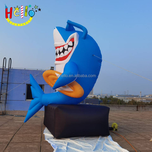 Requin gonflable géant de décoration d'aquarium de requin gonflable géant à vendre - Product Image 5