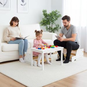 Taburete <span class=keywords><strong>de</strong></span> Madera para Niños Pequeños, Ajustable en Altura, <span class=keywords><strong>de</strong></span> 2 Peldaños, Diseño Multifuncional <span class=keywords><strong>de</strong></span> Elefante con Asas para Baño, Cocina y Dormitorio - Product Image 4