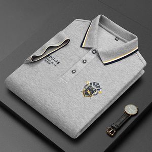 <span class=keywords><strong>Polo</strong></span> Uomo a Manica Corta in Tessuto a Maglia con Colletto e Ricamo, Stile Business e Casual, <span class=keywords><strong>di</strong></span> Tendenza e <span class=keywords><strong>di</strong></span> <span class=keywords><strong>Marca</strong></span> Popolare, all'Ingrosso - Product Image 4