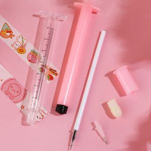 Wholesale Creative Colorful Simulation Syringe Gel Ink <b>Pen</b> With Customized Printed Logo for Student Gift - Product Image 3