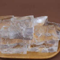 Heißer Verkauf Gratis Muster Handgemachte Block-Gel-Wachskerzen Transparent Hart/Weich Langbrennende Votivkerzen Muttertag Weihnachten Ostern