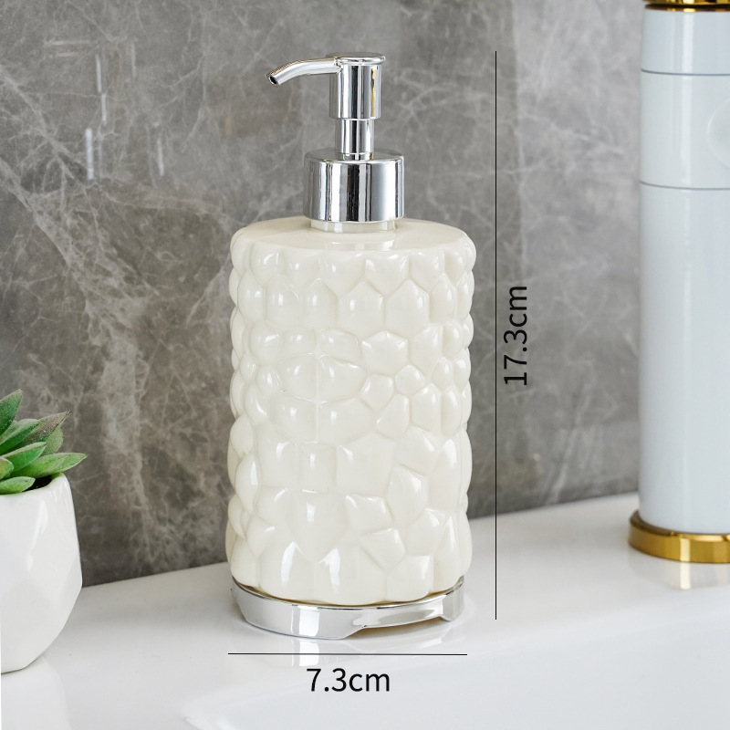 Motif crocodile blanc-bouteille ronde