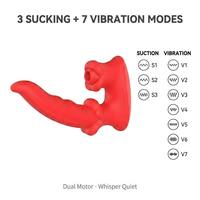 Vibrateur Rose en Gros, Stimulation Clitoridienne par Succion, Point G, Léchage de Langue, 10 Modes, Jouet Sexuel Adulte pour Femmes, Usine OEM ODM