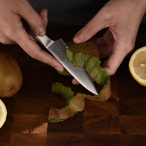 2020 <span class=keywords><strong>Amazon</strong></span> Venta caliente de acero inoxidable mango hueco cuchillo de cocina conjunto con soporte de acero inoxidable - Product Image 3
