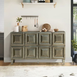 Fabricante colección muebles 58 ''moderno personalizado mejor calidad aparador de madera para comedor y sala de estar decoración del hogar - Product Image 1