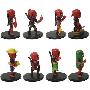 Set de Figuras de Anime de Moda al por Mayor - Colección de 8 Mini Figuras de Héroes para Coche - Product Image 4