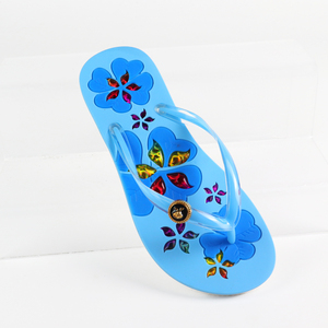 <span class=keywords><strong>Chanclas</strong></span> de Masaje Transpirables Antideslizantes con Diseño Popular Hawaiano Indio, Ligeras y de Punta Abierta para <span class=keywords><strong>Mujer</strong></span>, Primavera Otoño Interior - Product Image 2