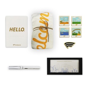 Cuadernos Anuales Personalizados, Set de Regalo Corporativo, Manta, Carta de Invitación, Pluma Estilográfica, Imanes para Refrigerador - Product Image 5