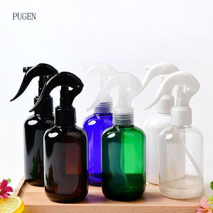 Stock <strong>200ml</strong> Blue, Green, White, Transparent, Brown, Black Plastic PET <strong>Bottles</strong> With Trigger Spray Top - Product Image 1