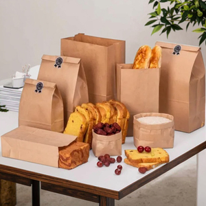 Sacs à Popcorn en Papier Kraft Biodégradable, Résistants à la Graisse, Qualité Alimentaire, Scellables à la Chaleur, Logo Personnalisé pour Micro-ondes et Cinéma - Product Image 5