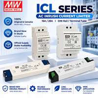 MEAN WELL Série ICL ICL-16R ICL-28R ICL-16L ICL-28L Limiteur de courant de démarrage AC 16A 28A pour rail DIN, alimentation industrielle, original