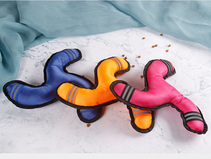 Muestra gratis <span class=keywords><strong>Original</strong></span> nueva llegada diseño <span class=keywords><strong>Boomerang</strong></span> tu propia mascota perro peluche latido del corazón peluche mascota juguete Limpieza de dientes - Product Image 5