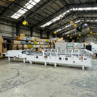 Machine d'emballage automatique de boîtes en carton avec moteur PLC et colle froide pour applications alimentaires et chimiques, fabriquée en Chine