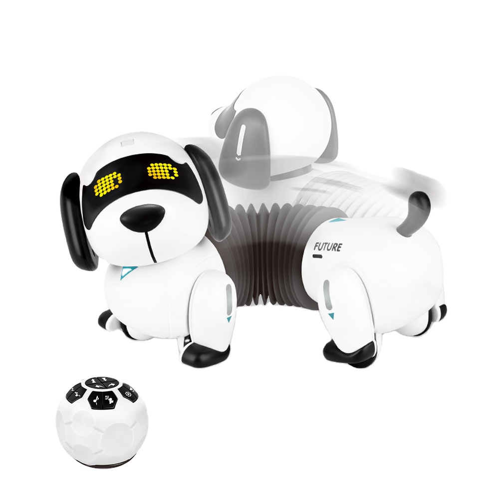 Huiye rc роботы собаки робот игрушка сенсорный музыки программирования собака интеллигентая (ый) Пульт дистанционного управления rc игрушки робота для детей