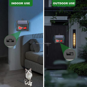 Saijzek OEM Top Bán Động Vật Hoang Dã Không Thấm Lợn Hoang Dã Năng Lượng Mặt Trời <span class=keywords><strong>Powered</strong></span> Động Vật <span class=keywords><strong>Repeller</strong></span> Chống Thấm Nước Lửa Ánh Sáng Màu Đỏ <span class=keywords><strong>Repeller</strong></span> - Product Image 3