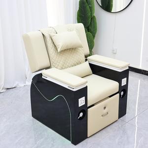Mesa de salón de lujo para uñas, silla de manicura ajustable, estación de pedicura, masajeador de Spa, sistema de chorro sin tubería, función de masaje de vibración - Product Image 5