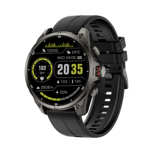 2025 deportes al aire libre Smartwatch GPS 1,43 pulgadas HD AMOLED <span class=keywords><strong>pantalla</strong></span> <span class=keywords><strong>linterna</strong></span> brújula FT66 reloj inteligente 5ATM resistente al agua - Product Image 1