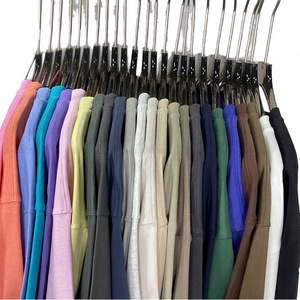 เสื้อยืดคอตตอน 100% แบบวินเทจถักนิตติ้ง ซักแล้ว ไม่หด 275 กรัม รุ่นซัมเมอร์ใหม่ ปี 2024 ระบายอากาศได้ดี ป้องกันรอยยับ พิมพ์ลายโลโก้ตามสั่งด้วยเทคนิค DTG - Product Image 3