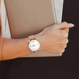 Pulsera milanesa Universal fina de Metal DW de liberación rápida, correa de reloj de acero inoxidable, barra de resorte para relojes inteligentes mejorados - Product Image 6