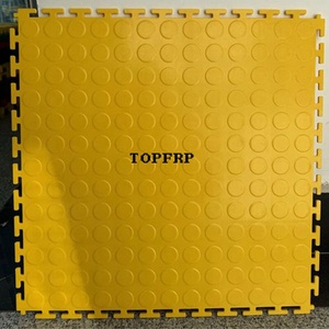 Heavy Duty Anti Slip Industrial PVC Coin Workshop Interlocking Floor <b>Tile</b> - Product Image 1