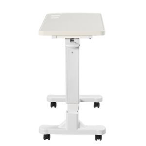 Hospital <b>Table</b> Rectangle Height <b>Adjustable</b> Bedside Desk For Hospital Nursing Home Postpartum Care - Product Image 3