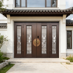 Puerta <span class=keywords><strong>de</strong></span> Entrada <span class=keywords><strong>Principal</strong></span> <span class=keywords><strong>de</strong></span> Seguridad - <span class=keywords><strong>Puertas</strong></span> Prácticas <span class=keywords><strong>de</strong></span> <span class=keywords><strong>Aluminio</strong></span> Fundido para Casas y Villas - Product Image 1