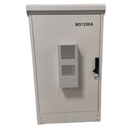 MS1200 Armoire extérieure DC Aircon 300w Mini abri redresseur système d'alimentation 48V armoire de batterie
