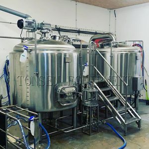 Système de brasserie industrielle en acier inoxydable avec cuve de mouture, de cuisson et de tourbillonnage - Product Image 3