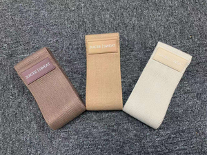 Wholesale Fitness Yoga Non-Slip Booty Loops Fabric Latex Resistance <b>Bands</b> Stretch Loops Exercise <b>Workout</b> Polyester Booty <b>Bands</b> - Product Image 6