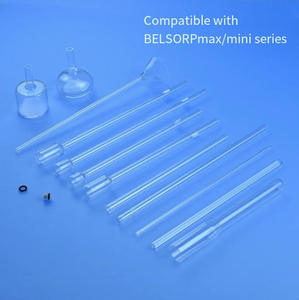 Sphérique en forme de U Quartz Bet Échantillon Tube Tube à essai Entonnoir Piège à froid Tube Convient pour Maiqike <span class=keywords><strong>Baier</strong></span> BELSORP-Max Mini - Product Image 3