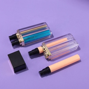 Flacon de lotion en verre plastique de luxe, étiquette privée, vide, double tube, 15 ml*2, flacon à double pompe sans air - Product Image 5