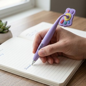 Stylo bille fantaisie Vanco Cloud Paw avec logo personnalisé, fabrication OEM, papeterie Kawaii pastel, cadeau pour enfants, étudiants, école, bureau - Product Image 4